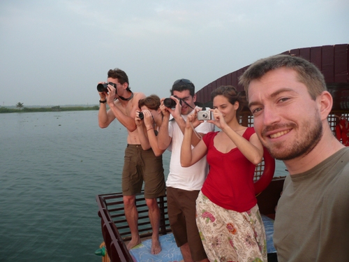 Photo-reporters sur les backwaters