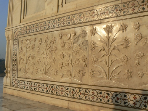 Détail du Taj Mahal