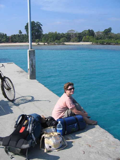 Quay side at Neil Island