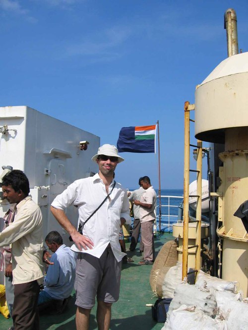 Onboard the ferry