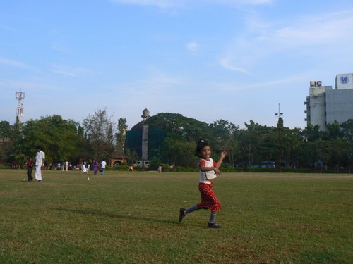 Little girl in the park