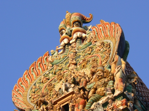 Détail du gopuram sud